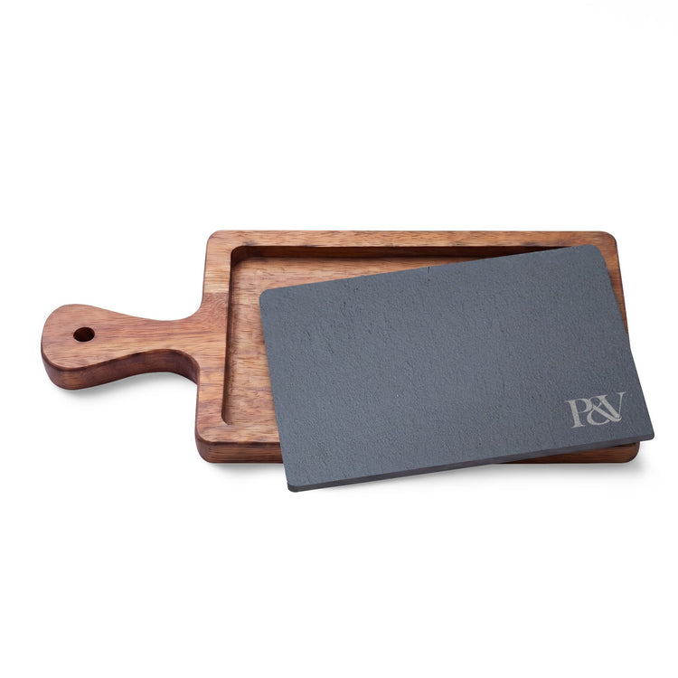 Personalized Engraved Charcuterie Board Serving Tray